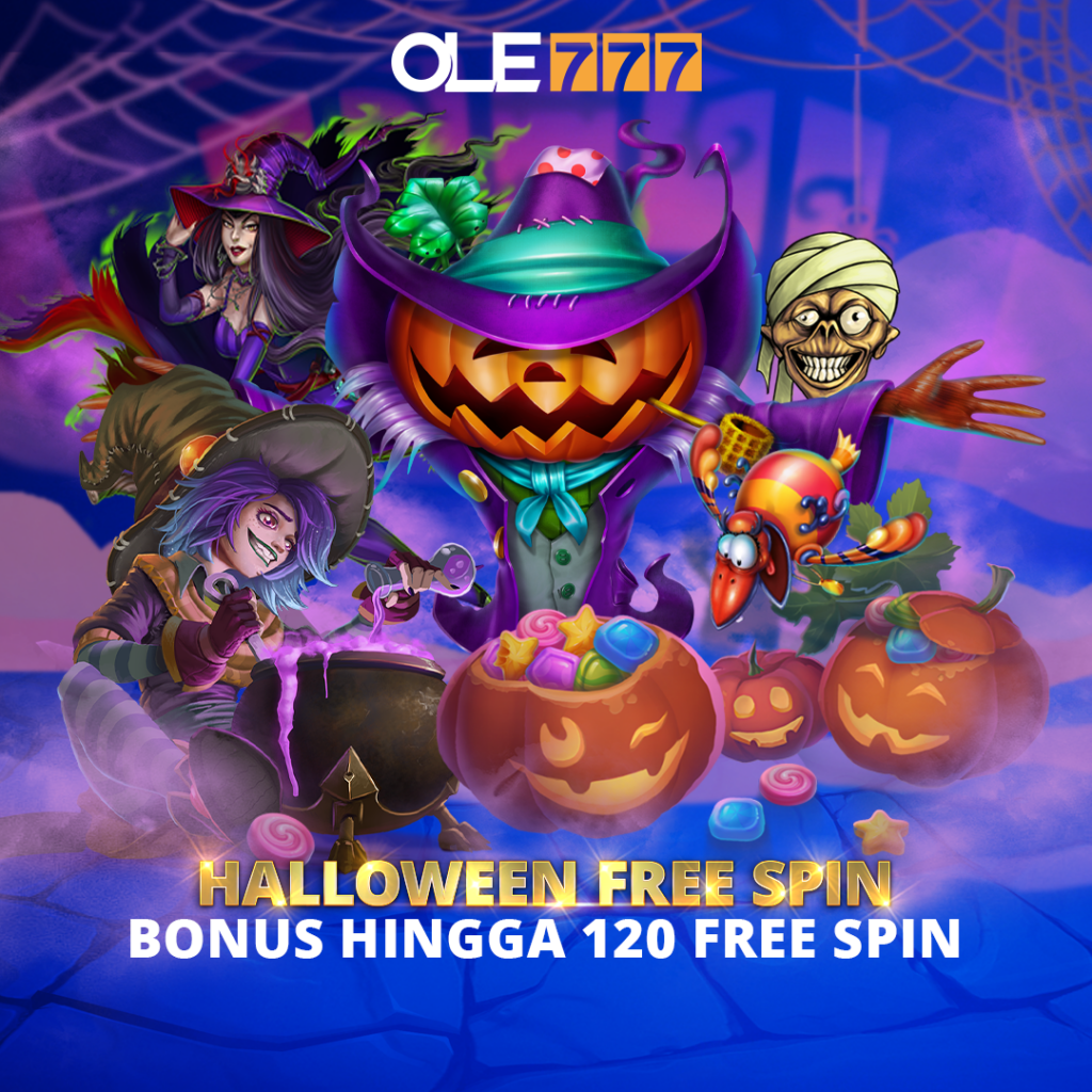 OLE777 BANNER HALLOWEEN FREE SPIN